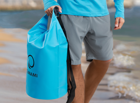 Worek wodoodporny TSUNAMI 5 litrów - niebieski Worek wodoodporny TSUNAMI 5 litrów - niebieski - zdjęcie poglądowe 5