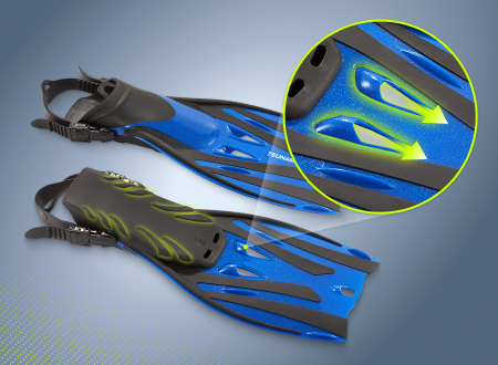 Regulowane płetwy do pływania TSUNAMI Regulowane płetwy do pływania TSUNAMI rozmiar 42,5-47,5 - zdjęcie poglądowe 4