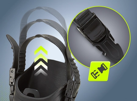 Regulowane płetwy do pływania TSUNAMI Regulowane płetwy do pływania TSUNAMI rozmiar 42,5-47,5 - zdjęcie poglądowe 5