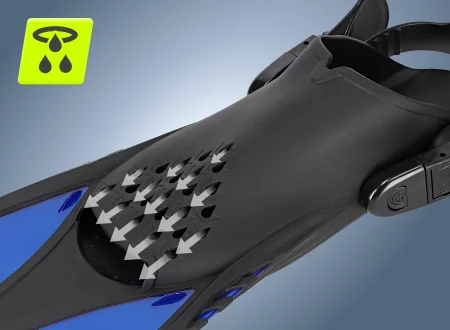 Płetwy do pływania nurkowania S/M TSUNAMI Płetwy do pływania TSUNAMI - rozmiar 38-42 - zdjęcie poglądowe 2