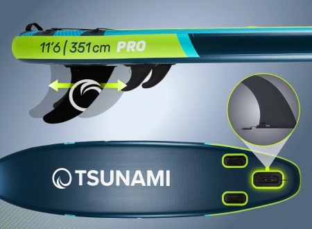 Deska SUP TSUNAMI PRO T14 Deska SUP TSUNAMI PRO T14 350 cm - zdjęcie poglądowe 5