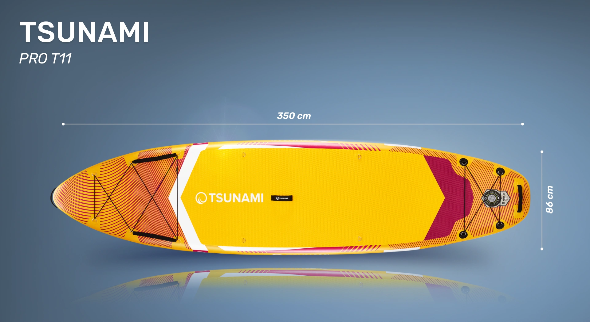 Deska SUP TSUNAMI PRO T11 specyfikacja