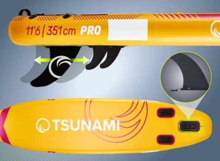 Deska SUP TSUNAMI PRO T11 Deska SUP TSUNAMI PRO T11 350 cm - zdjęcie poglądowe 5