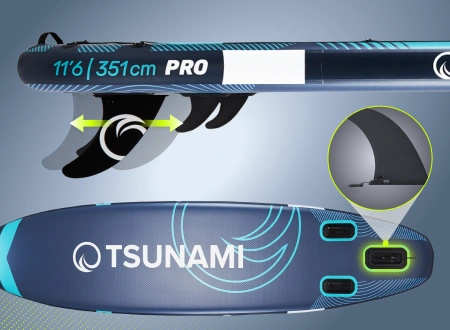 Deska SUP TSUNAMI PRO T12 Deska SUP TSUNAMI PRO T12 350 cm - zdjęcie poglądowe 5