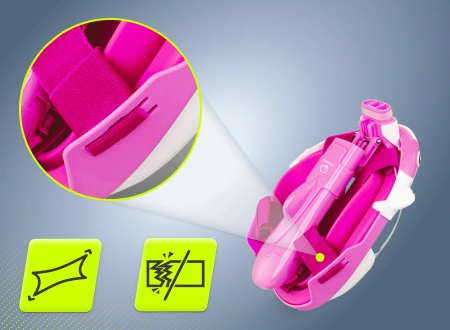 Maska do nurkowania dziecięca TSUNAMI - różowy rekin Maska do nurkowania dziecięca TSUNAMI - rekin - zdjęcie poglądowe 7