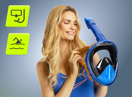 Maska do nurkowania pełnotwarzowa TSUNAMI - rozmiar S/M Maska do nurkowania pełnotwarzowa TSUNAMI - rozmiar S/M - zdjęcie poglądowe 2