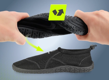 Płetwy do pływania nurkowania S/M TSUNAMI Płetwy do pływania TSUNAMI - rozmiar 38-42 - zdjęcie poglądowe 5