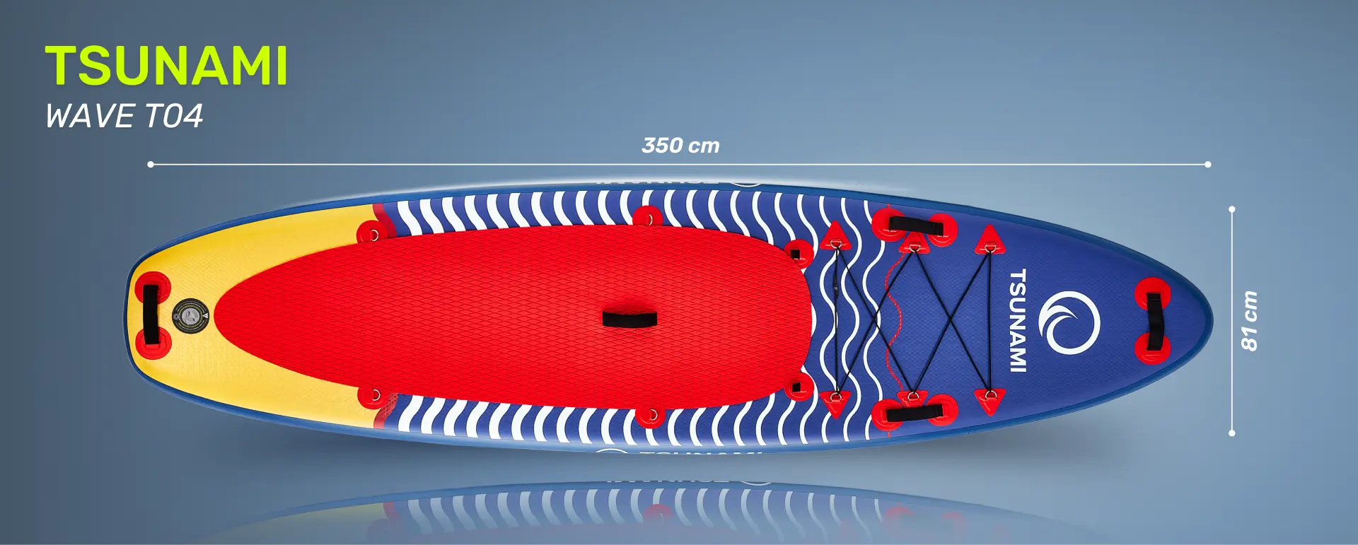 Deska SUP TSUNAMI Wave T04 specyfikacja
