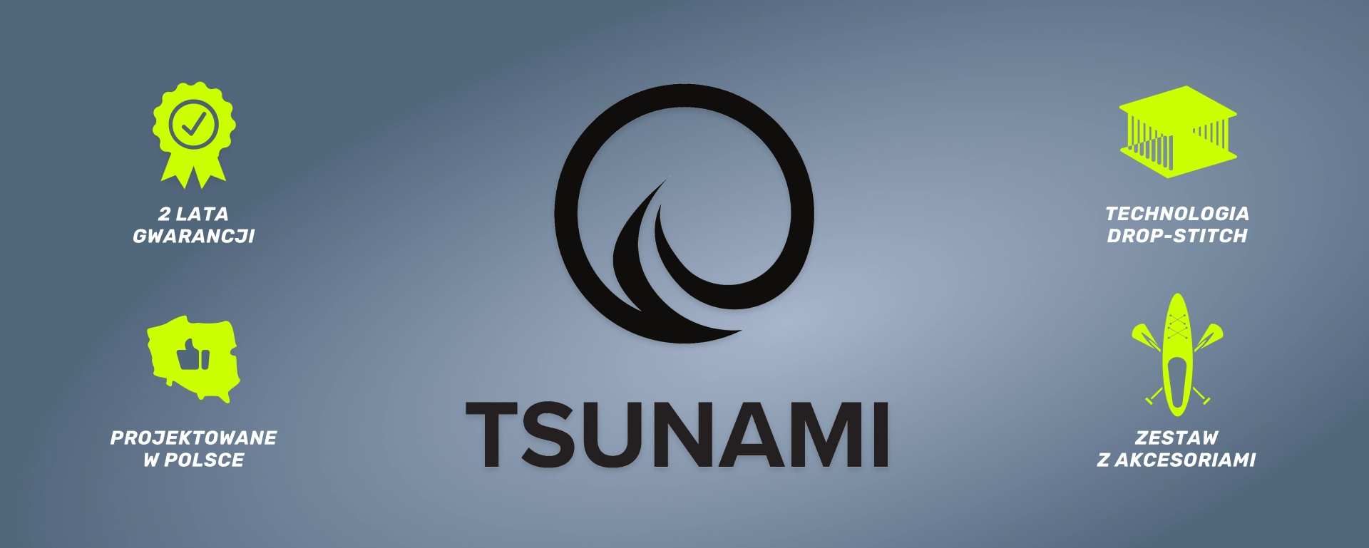 Polska marka desek SUP TSUNAMI Deska SUP polskiej marki TSUNAMI