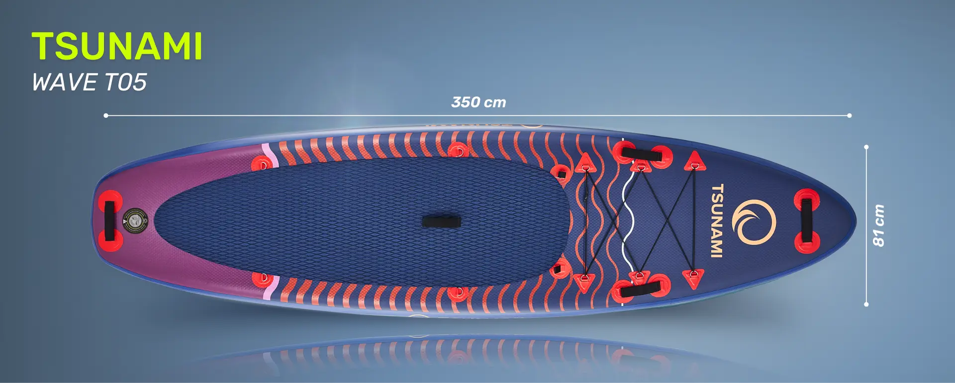 Deska SUP TSUNAMI Wave T05 specyfikacja
