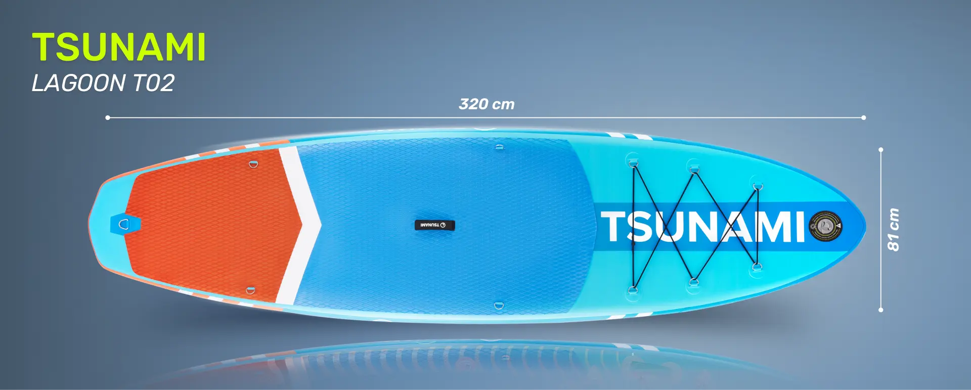 Deska SUP TSUNAMI Lagoon T02 specyfikacja