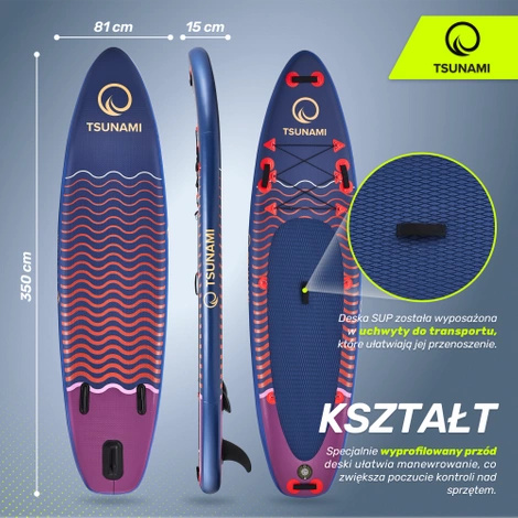 Deska SUP TSUNAMI Wave T05 350 cm