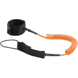 Linka bezpieczeństwa do deski SUP-Leash 3 m - pomarańczowa