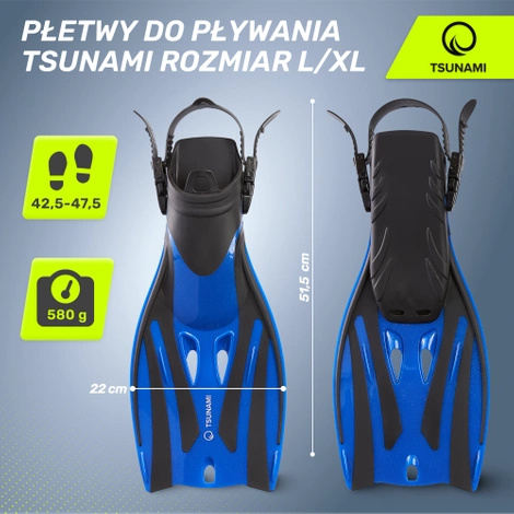 Płetwy do nurkowania L/XL