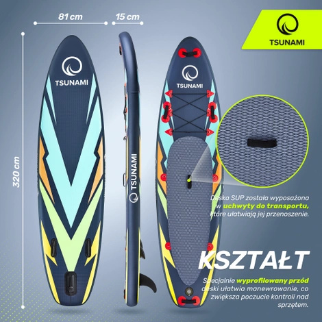 Deska SUP TSUNAMI Bolt T08 320 cm