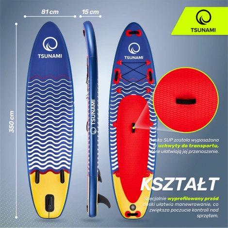 Deska SUP TSUNAMI Wave T04 350 cm