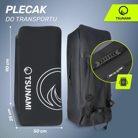 Deska SUP PRO TSUNAMI paddle board 350 cm T13