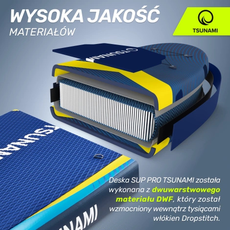 Deska SUP PRO TSUNAMI paddle board 350 cm T13