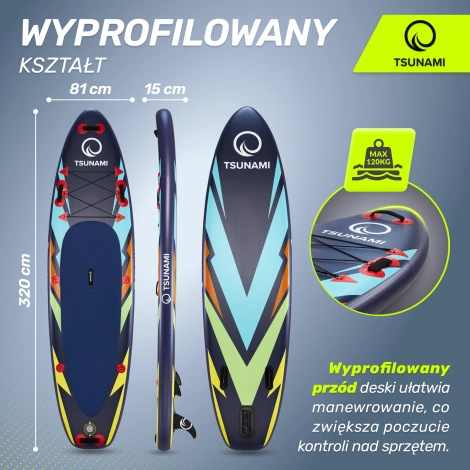 Deska SUP TSUNAMI Bolt T08 320 cm