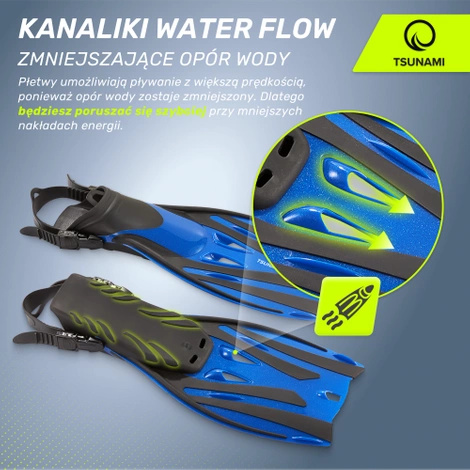 Płetwy do nurkowania dla dzieci rozmiar 33-37