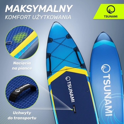 Deska SUP PRO TSUNAMI paddle board 350 cm T13