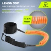 Linka bezpieczeństwa do deski SUP-Leash 3 m - pomarańczowa